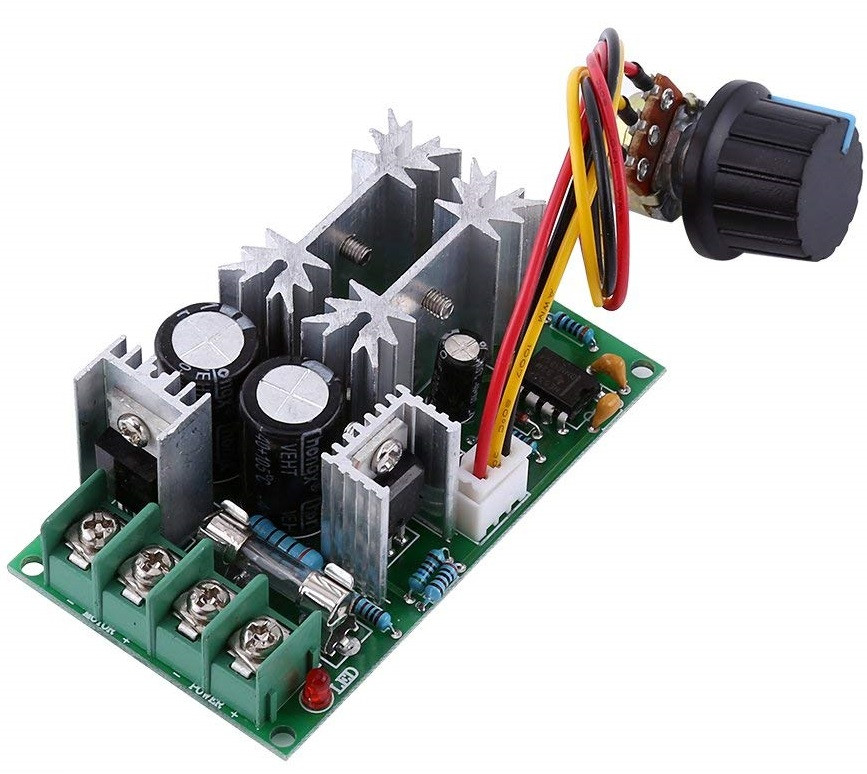 Variator regulator CONTROLLER TURATIE motor DC 12V 24V 60V PWM curent  continuu | Okazii.ro