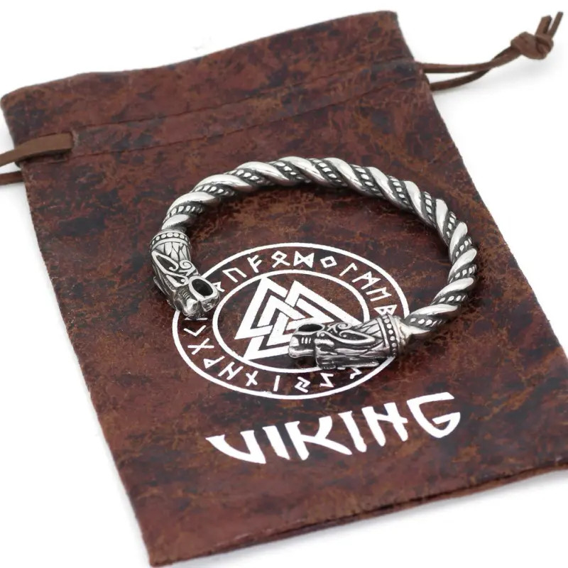 BRATARA Vikinga Viking VIKINGS serial VIKINGI Wolf gotica BARBATI pret cap  lup | Okazii.ro