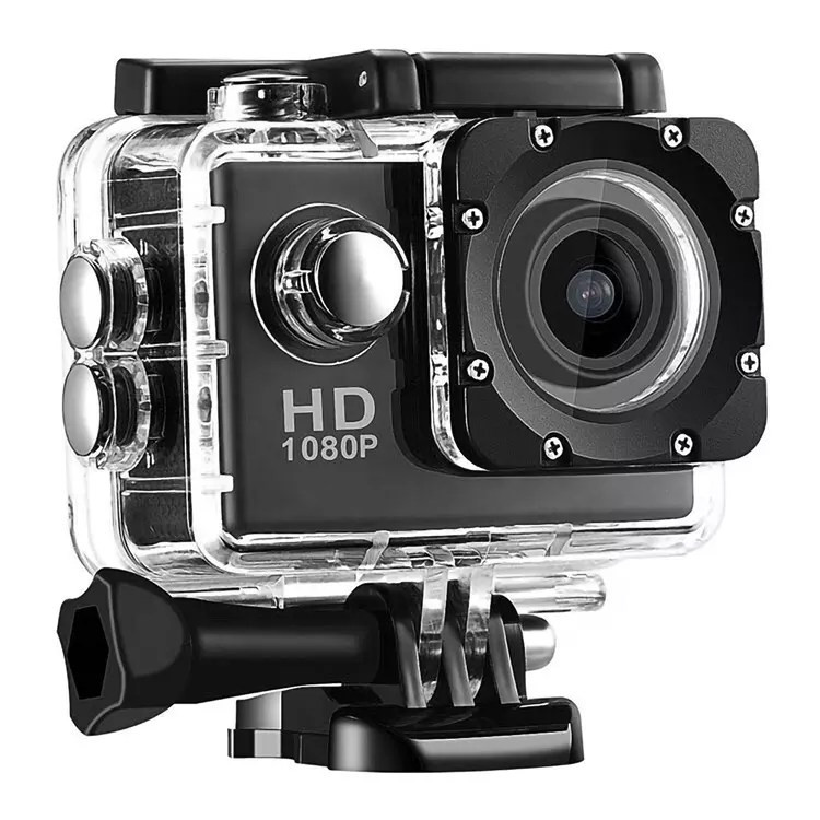 Camera Video Sport, full HD, cu accesorii de prindere pentru bicicleta