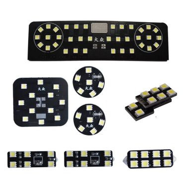 Leduri Auto interior Passat B6/B7, Passat CC, Jetta 8 piese led auto