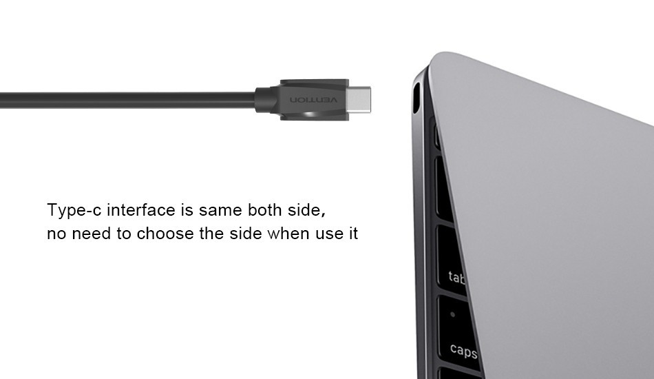 Vention VAS-A47 Type-C 3.0 USB Data Sync Charge Cable For Xiaomi Nokia Macbook MX5