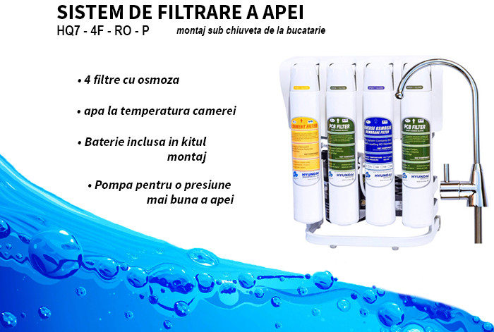 Sistem filtrare apa HQ 7 4F RO P