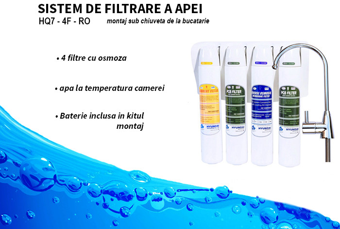 Sistem filtrare apa HQ 7 4F RO