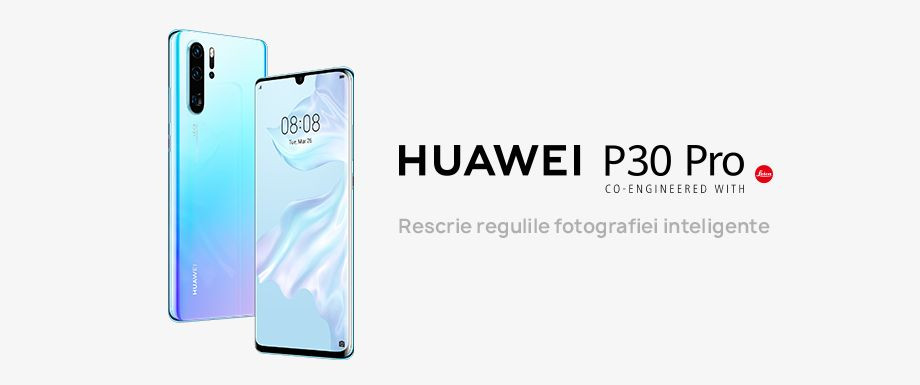 Telefon mobil Huawei P30 Pro, Dual SIM, 128GB, 6GB RAM, 4G, Aurora Blue |  arhiva Okazii.ro