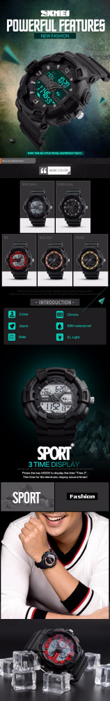 SKMEI 1189 best selling products design your own watches water resistant mens dual time zone watches