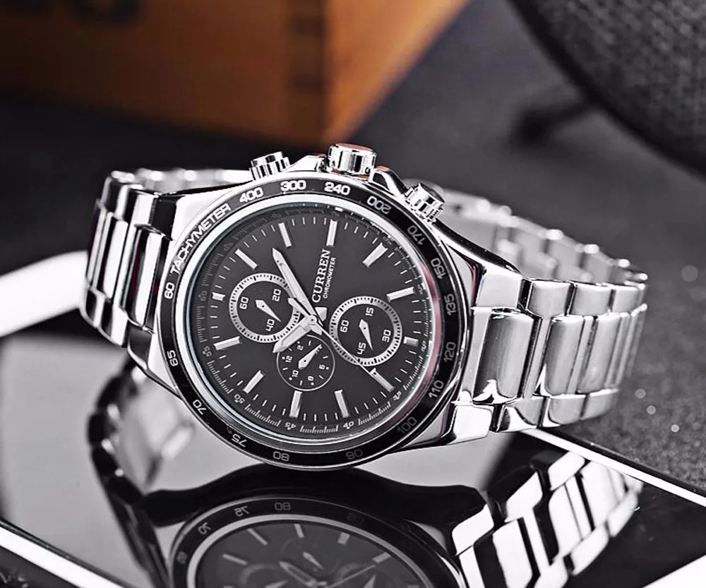 CURREN 8011 men watch calendar male quartz Tide brand casual fashion watches