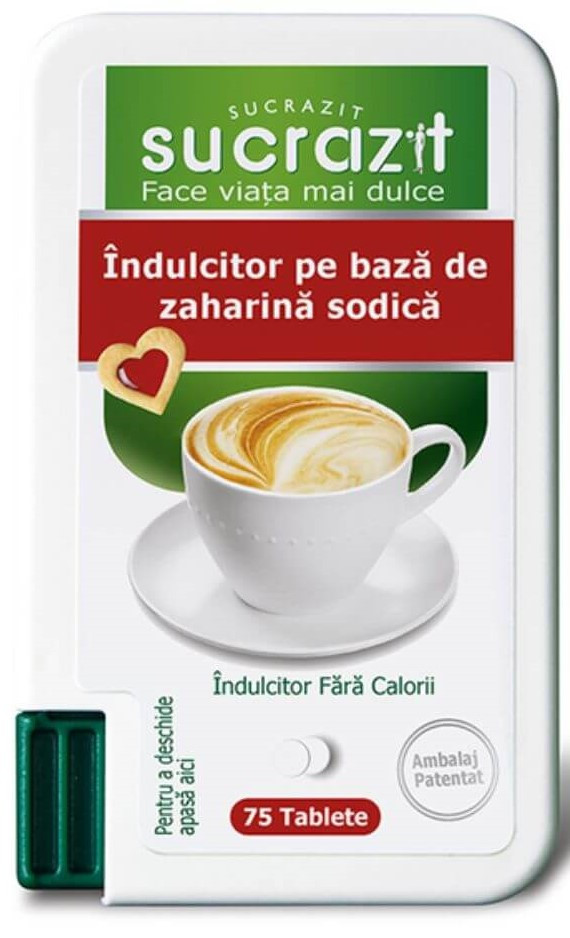 Indulcitoare Sucrazit Pocket, 75 Tablete, Tablete Indulcitoare Sucrazit ...