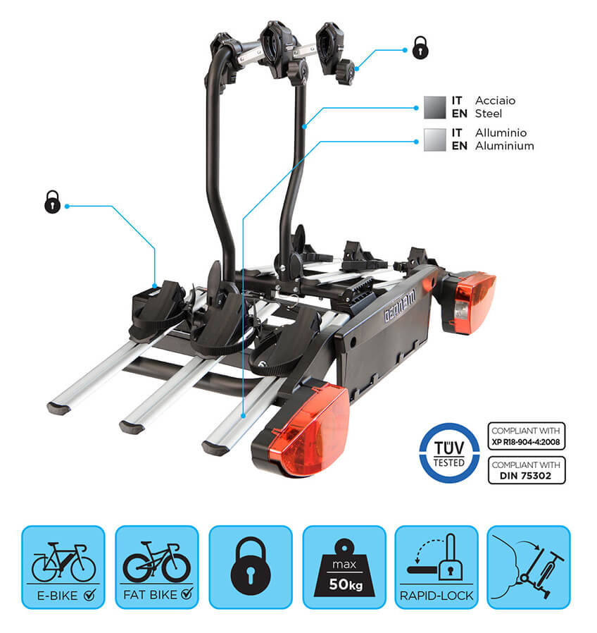 Suport biciclete pe carlig