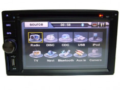 DVD Player Auto cu Bluetooth TV si Navigatie Full Europe Q.6201 foto