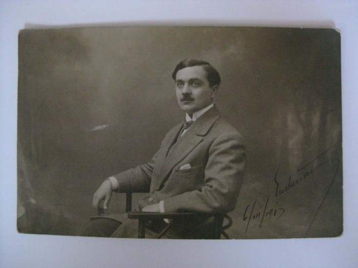 FOTO CU SEMNATURA MODEL CARTA POSTALA DIN 1913