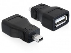 Adaptor USB 2.0-A mama la mini USB tata - 65277 foto