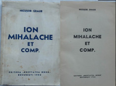 Nicusor Graur , Ion Mihalache et comp. , 1946 foto