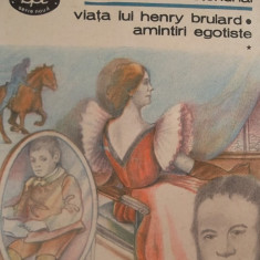 VIATA LUI HENRY BRULARD*AMINTIRI EGOISTE -STENDHAL