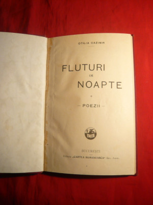 OTILIA CAZIMIR - FLUTURI DE NOAPTE - 1926- I EDITIE foto