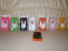 Huse protectie silicon soft pentru IPHONE 4 si 4S foto
