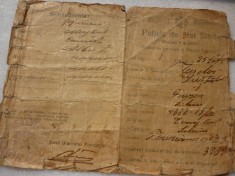 Act vechi de identitate foto