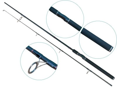 Lanseta fibra de carbon Warrior Pike 2,10m BARACUDA - Actiune: A: 20-60g. foto