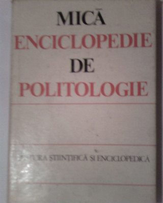 Mica enciclopedie de politologie-Coord.Ovidiu Trasnea,Nicolae Kallos foto