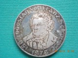 MONEDA 50 SCHILLING FRANZ SCHUBERT 1978 ANIVERSAR 150 ANI ARGINT, Europa