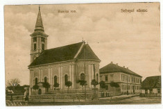 1772 - Alba, SEBESUL SASESC, Church - old postcad - used - 1922 foto