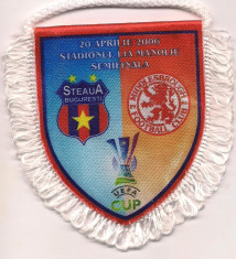 fanion-STEAUA BUCURESTI-F.C. MIDDLESBROUGH semifinala cupei UEFA 2006 foto