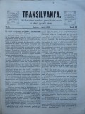 Transilvania , Foaia Asociatiunii transilvane , Brasov , nr. 7 , 1870