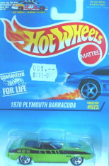 HOT WHEELS --PLYMOUTH BARRACUDA ++1799 DE LICITATII !! foto