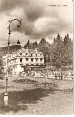 R-9875 Romania, RPR, Vedere din Sovata, circulata foto