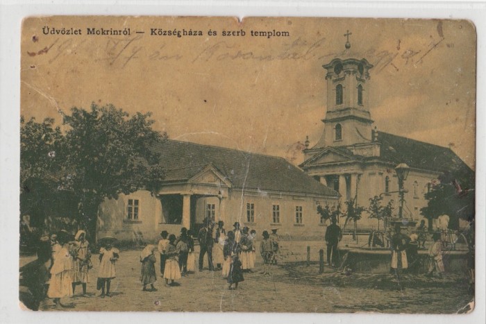 B71300 Mokrin Kozseghaza es szerb templom