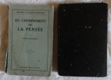 Emile Meyerson Du Cheminement de la Pensee Felix Alcan 2 volume 1931