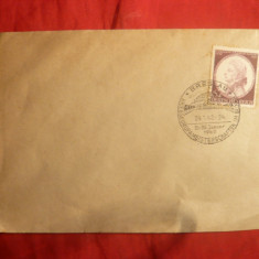 Plic cu timbru W.A.Mozart cu stamp. Breslau -Turneu Box 1942