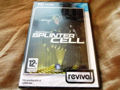 Joc Tom Clancy&amp;#039;s Splinter Cell, PC, original si sigilat, 9.99 lei(gamestore)! foto