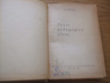 JEAN JACOUES ROUSSEAU -- Texte Pedagogice alese -- 1960, 291 p., Alta editura