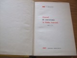 MANUAL DE CONVERSATIE IN LIMBA FRANCEZA -- I. Niculita - 1969, 718 p.