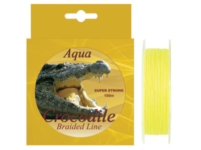 Fir Textil Aqua Crocodile fluo 100 metri pentru spinning foto