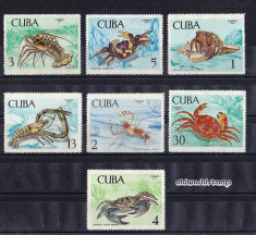 Cuba 1969 - serie fauna MNH foto