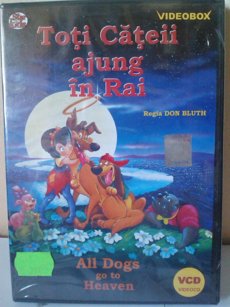 ALL DOGS GO TO HEAVEN "Toti cateii ajung in rai " (DVD) SIGILAT desene  animate | arhiva Okazii.ro
