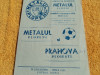 Program fotbal Metalul Plopeni - Prahova Ploiesti 02.10.1976