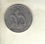 Bnk mnd Ecuador 25 centavos 2000 , Jose Joaquin de Olmedo, America Centrala si de Sud