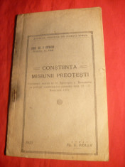 Econ.Gh.V.Butnariu - Constiinta Misiunii Preotesti - Ed. 1923 foto