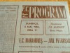 Program fotbal FC Maramures - Jiul Petrosani 04.05.1986