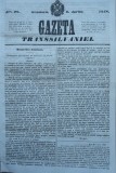 Cumpara ieftin Gazeta Transilvaniei , Brasov , nr. 27 , 1858