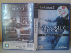 Minority Report PS2 (ALVio) + sute de alte jocuri ps2 ( VAND SCHIMB ) foto