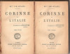 (C1331) CORINNE OU L&#039; ITALIE DE MME DE STAEL, ERNEST FLAMMARION, EDITEUR, PARIS, 2 VOLUME