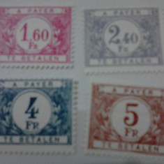 timbre belgia 1946-53 cota 34 euro