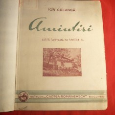 Ion Creanga - Amintiri din Copilarie - ed. 1943, ilustratii D.Stoica