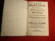 Ordinea Oficiilor Divine -pt.Uzul Clerului -ed. 1850 foto