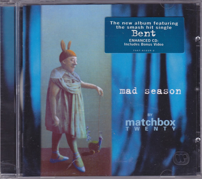 CD Rock: Matchbox Twenty - Mad Season ( 2000 - original, enhanced CD )