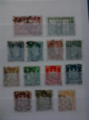 timbre germania reich 1924 stamp 3 serii foto