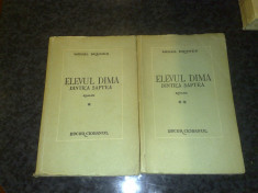 Mihail Drumes - Elevul Dima dintr&amp;#039;a saptea - prima editie 1946 - 2 volume foto